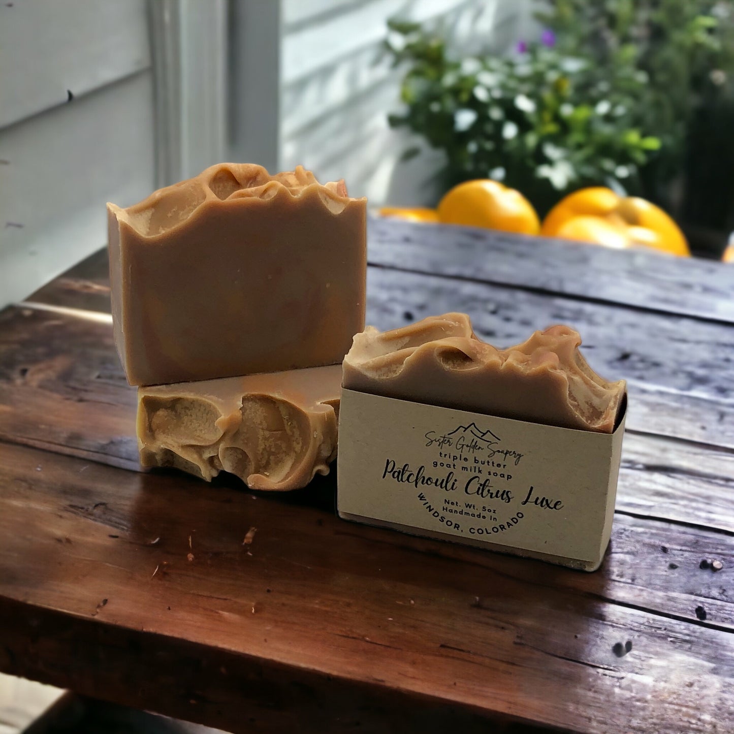 Patchouli Citrus Triple Butter Goat Milk Soap