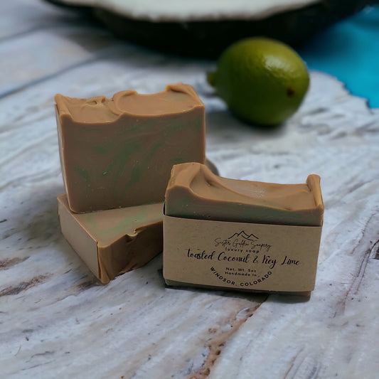 Toasted Coconut and Key Lime Hemp and Shea Butter Soap
